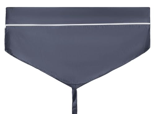 Image of Polyester Split Ac Service Wash Bag Cover Ac Service Cleaning Cover Waterproof Indoor Unit Service Cover Bag With Drain Outlet Ac Service Wash Bag Cover Jacket For 1.5 Ton Color Blue