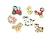 Wooden Puzzles Farm Chunky Baby Puzzles Peg Board, Full-Color Pictures for Preschool Educational Jigsaw Puzzles, 7Pieces