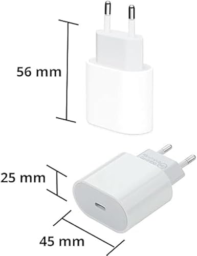 Kit 2 Carregadores Turbo Premium 30W com Cabo Tipo-C para Tipo-C 1m, Power Delivery (PD), Preto