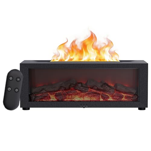 Fireplace Aroma Diffuser with Flame Effect and Colors
