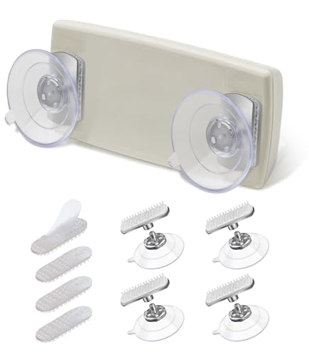 (2 Sets) Orzero Windshield Holder for EZ Pass/IPass/IZoom - Easy to Install Remove and Transfer Between Vehicles, Ultra Strong Suction Mount