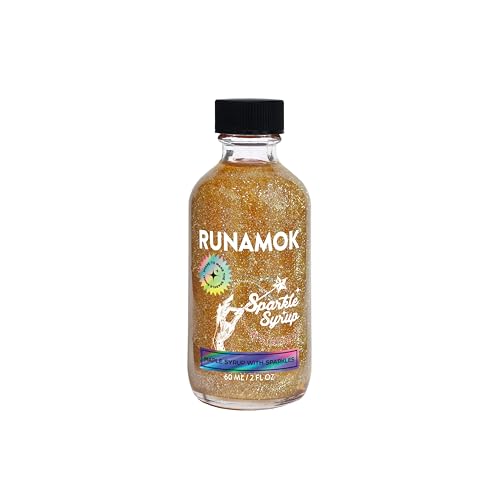 Runamok Vermont Sparkle Maple Syrup with Edible Glitter, Pure Maple