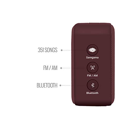 Image of Saregama Carvaan Mini Hindi 2.0 - Bluetooth Speaker (Terracotta Brown)