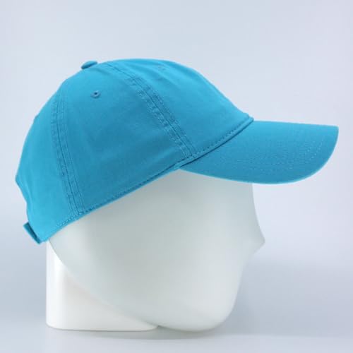 Image of Classic Washed Cotton Baseball Cap - Vintage Adjustable Dad Hat, Curved Bill for Men Women, Outdoor Everyday Wear