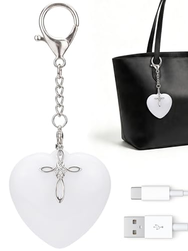 COZEFFIC Purse Light Handbag - Rechargeable Heart LED with Cross