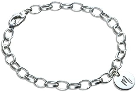 Personalized Initial Charm Bracelet in Sterling Silver