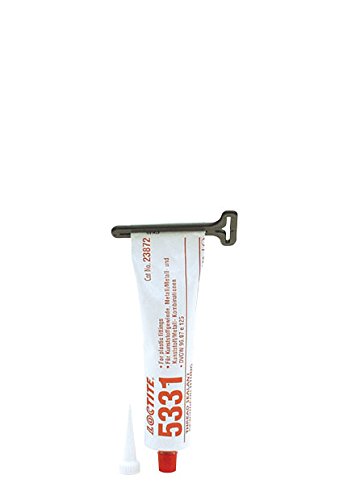 LOCTITE SI 5331, flüssige Gewindedichtung für Rohrleitungen, Silikon für kalt- und warmwasserführende Kunststoffrohre, Dichtung ist vibrationsbeständig, 1x100ml