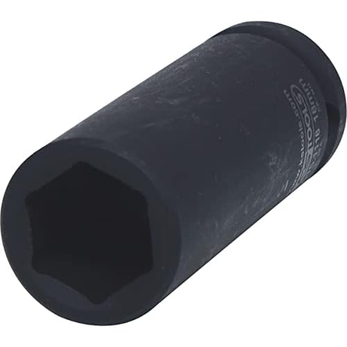 KS Tools 515.1118 1/2" Sechskant-Kraft-Stecknuss, lang, 18mm