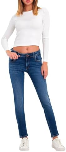 LTB Jeans Damen Maxime Jeans, Gella Wash 55174, 28 W/30 L