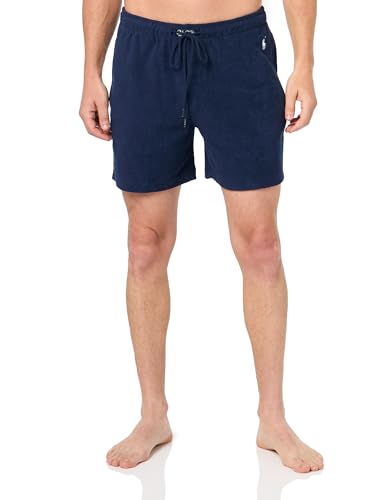 Image of BOSS Men's Waffle Contrast Logo Lounge Shorts
