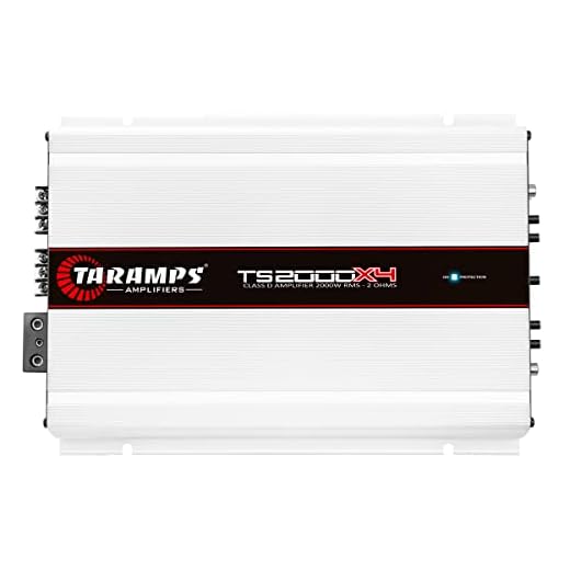 TARAMP'S TS2000X4 Taramp 4 Ch 2000 Watts 2 Ohm Car Amp