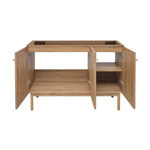 Image of Classe 48 inch Bathroom Vanity in Oak-Cabinet Only Bath Sink Cabinet Sink Included