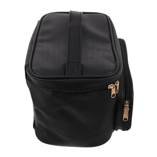 Trousse de maquillage étanche à compartiments sac de toilette PU