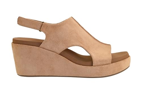 Image of Corkys Footwear Womens Carley Wedges, Featuring Corkys EVA Foam Cushioned Insoles, A 2.5 Inch Heel, Lightweight For All Day Wear, And Hook And Loop Closure
