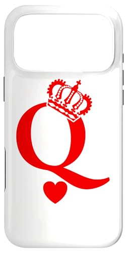 Queen of Hearts King of Hearts トランプ カードデッキ スマホケース iPhone 17 Pro Max 用