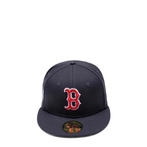New Era Boston Red Socks Gorra 59Fifty Ajustada Azul 7 5/8 miniatura 1