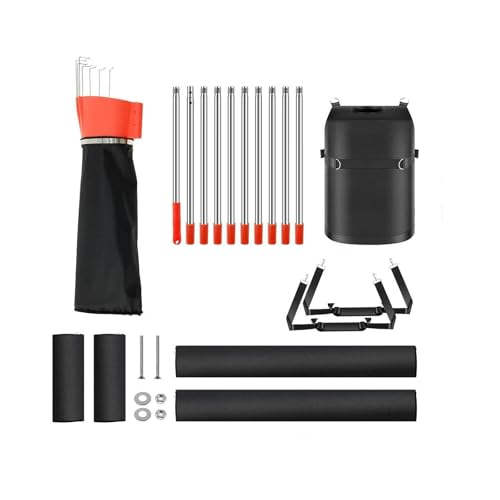 Baoblaze Fruit Picker Pole with Collection Funnel and Bag Adjustable Harvesting Detachable Fruit Catcher for Picking Pear Mango Apples