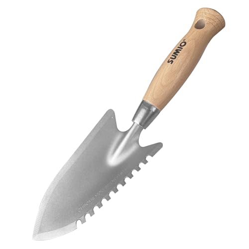 SUMIO 11.6' Weeding Trowel with Serrated Edge, Alloy Steel Digging Trowel Garden Shovel for Digging...