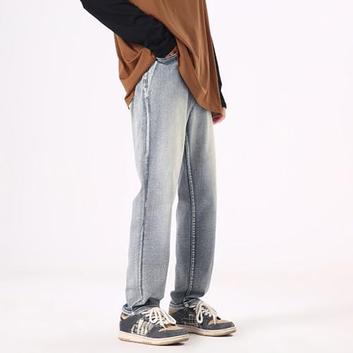 Slim Fit Black Jeans Stretch Denim Casual Work Pants for Men High Waisted Relaxed Fit2