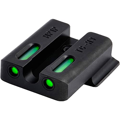 Image of Truglo TFX PRO Handgun Sight, Glowing Shock Proof Tritium and Fiber Optic Night Sight for Handguns, Compact, Durable, and Snag Free Sight