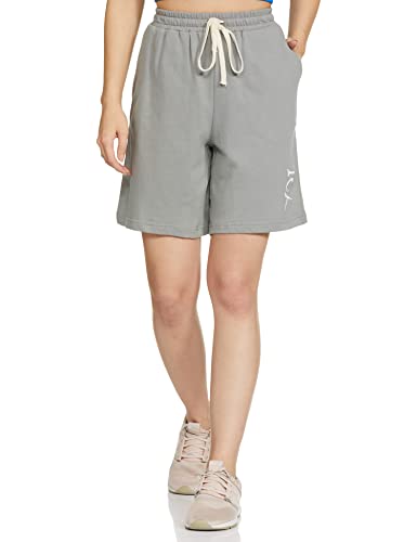 Image of YOI Women's Boyfriend Shorts (2022YOISS14 Grey Medium)