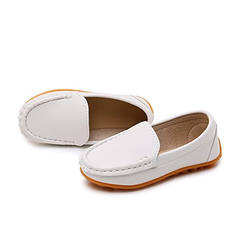 Image of RVROVIC Kids Girls Boys Slip-on Loafers Oxford PU Leather Flats Shoes(Toddler /Little Kid)