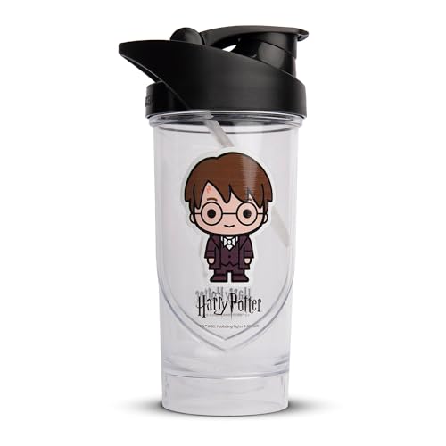 Shieldmixer Hero Pro Classic Shaker Harry Potter Mini - BPA-frei - Gym Zubehör - Eiweiss Shaker - Fitness Trinkflasche - Weiß - 700ml