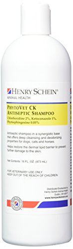 Butler Phytovet CK Antiseptic Shampoo for Dogs Cats & Horses - Antibacterial Antifungal