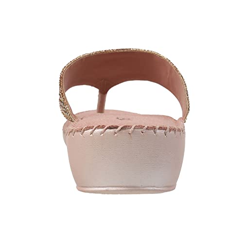 Image of Mochi Women Suede Leather Comfort Slip-on Sandal
