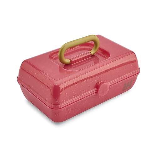 Caboodles Women\'s Pretty in Petite Cosmetic Case, Wicked Glinda-Pink Sparkle - Thumbnail 4