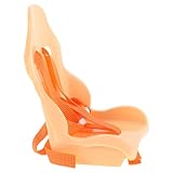 SHINEOFI Puppenautositz mit Lüftungsauslass Clip Flauschiger Plüsch Kompakt und Sicher für Auto Innenraum Niedliches Auto Accessoire für Kinderunterhaltung