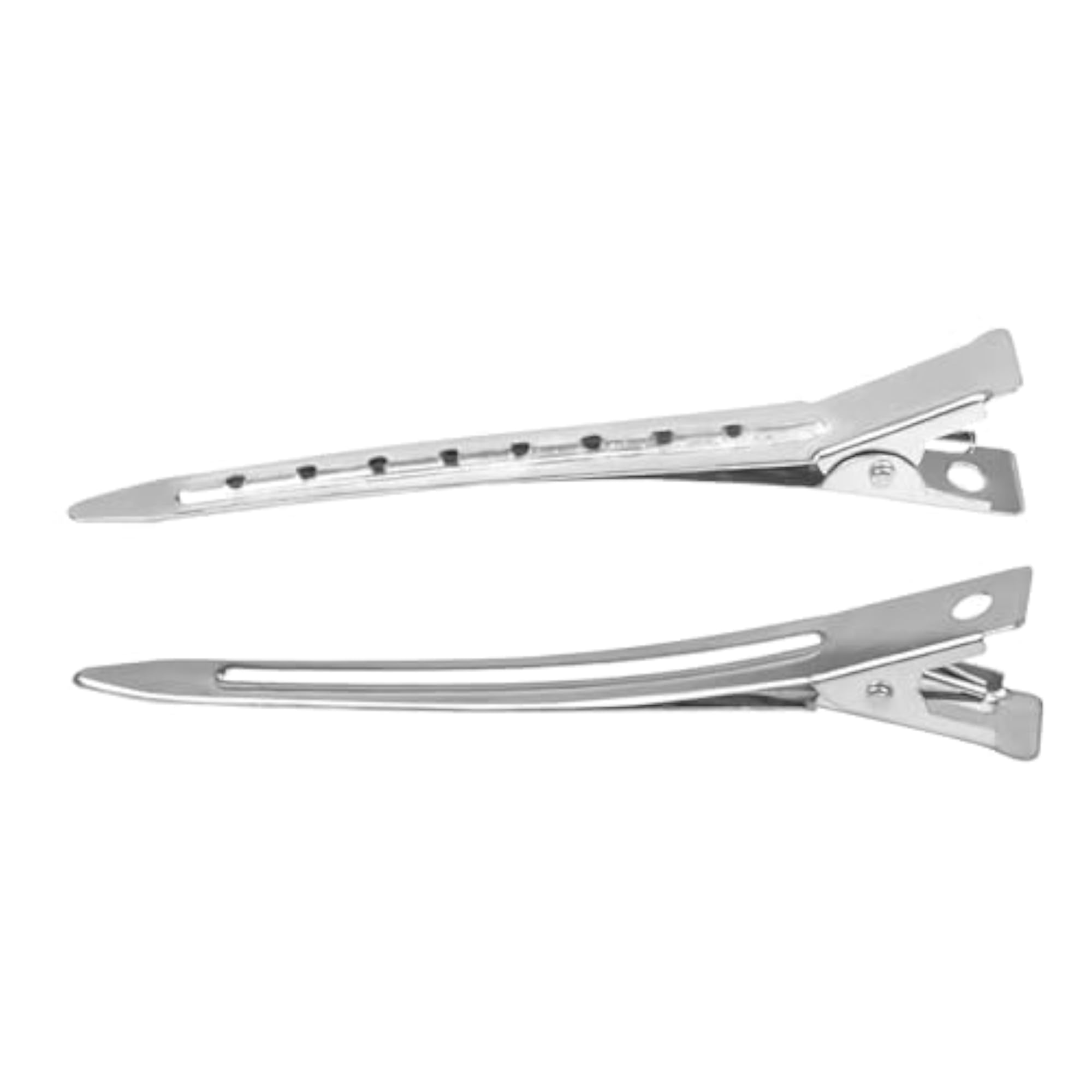 Professional Steel Hair Styling Clips, Set of 12