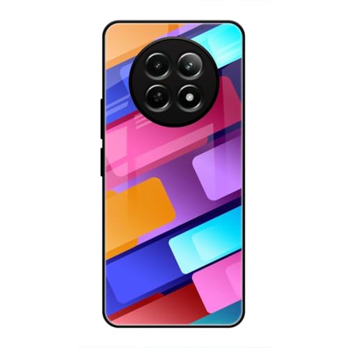 Image of SmashItUp Multicolours | Pattern | Abstract | Unique Designs Designer Printed TPU Metal Case Mobile Back Cover for Realme 12x / Realme 12 / Realme 13 / Realme C65 / Narzo 70x (5G)