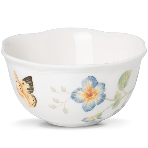Image of Lenox 806737 Butterfly Meadow Dessert Bowl, Multicolor, 1 Count (Pack of 1)