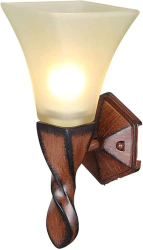 Genérico Aplique de pared Retro Pasillo Espejo Faro Lámpara moderna simple Baño Dormitorio noche Decoración del hogar,lámpara de araña