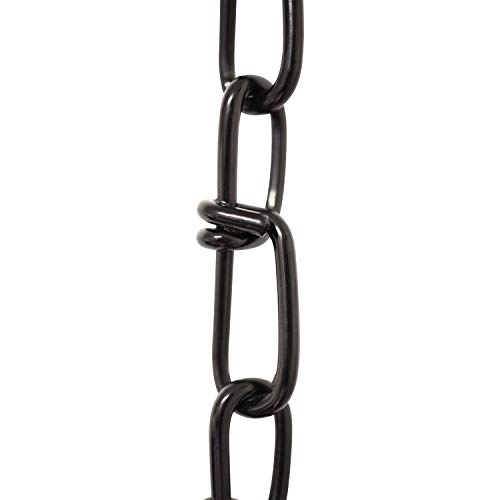 Rch Hardware Ch-S52-03-Blk-10 Steel Basket Chain, Black (10 Feet) #TOP3