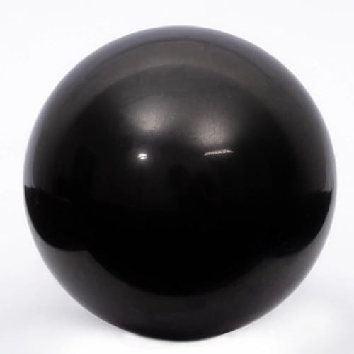 Igox Schungit Kugel 12 cm Stein - Natürlicher Shungite Steine Kristall Schutz Heilig Meditation Energie Generator Heilung Chakra