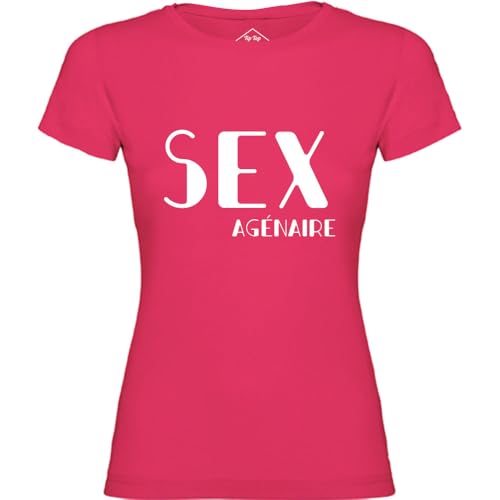 T-Shirt Femme Sex agénaire Rose idéal pour vos sorties décontractées et weekends