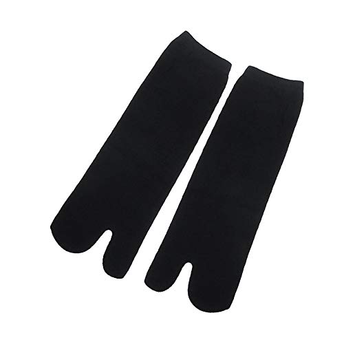 3 pares de meias unissexo quentes de algodão com design tabi, multicolorido