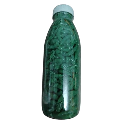 Gelatina verde Pandan de Cendol lista para comer, 400 g por botella, sin conservantes, sin colorantes artificiales