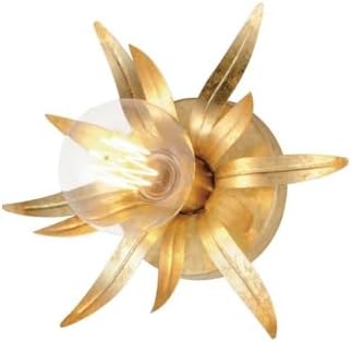 Maxim Lighting 2880GL Paloma - 1 Light Wall Sconce-8.75 Inches Tall and 10 Inches Wide, Finish Color: Gold Leaf