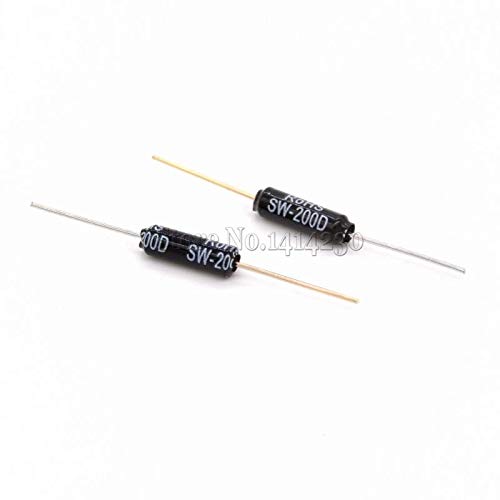 Schalter 10 Stück Hochempfindlicher Vibrationssensor Vibrationsschalter SW-200D SW200D