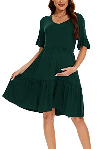 Variante de Smallshow vestidos premama fiesta Deep Green S
