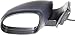 Kool Vue Driver Side Power Heated Mirror for Volkswagen Tiguan 2009-2017 Manual Fold With Signal Light; Without Memory & Puddle Lamp Paintable