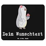Mr. & Mrs. Panda Personalisiertes Mauspad Autohändlerin Herz - Personalisierte Geschenke, Autohandel, Lustig, Geschenk, Spruch, Mausunterlage, Beruf, Individuelles, Mousepad, Mausmatte, Bedrucken