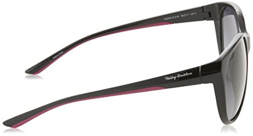Harley-Davidson Women's Wayfarers Round Sunglasses, Black, 58-17-135 #TOP2
