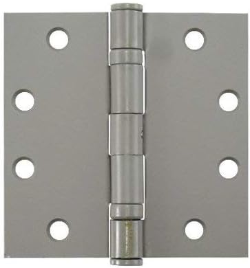 5" Prime Coated Ball Bearing Butt Hinges - Sold By The Box 1-1/2 Pair (3 Pieces)
