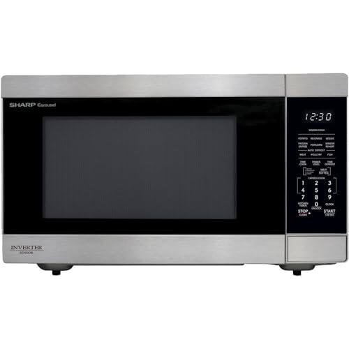 Sharp 2.2-Cu. Ft. Countertop Microwave Oven, Stainless Steel (SMC2266HS)