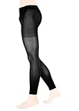  Glamory Thermoman 100 Herrenleggings Leggings Deportivos, Negro, XXXXL para Hombre