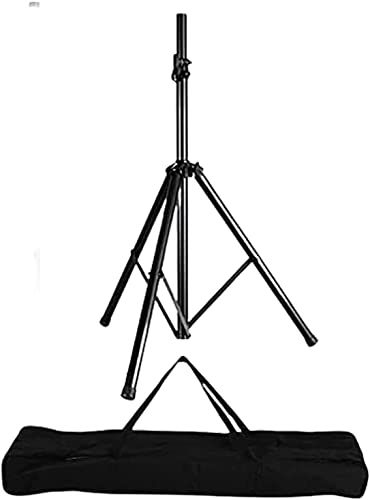 5 Core Speaker Stand Tripod Floor Heavy Duty Adjustable Up to 72 Inch DJ Studio Monitor Stands Pole Mount - SS HD 1PK BLK Bag